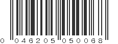 UPC 046205050068