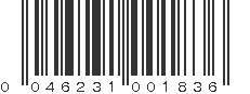 UPC 046231001836