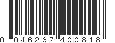 UPC 046267400818