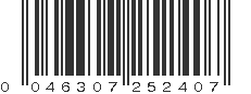 UPC 046307252407