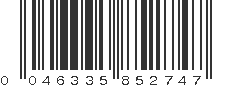 UPC 046335852747