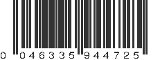 UPC 046335944725