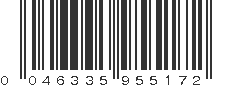 UPC 046335955172
