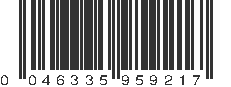 UPC 046335959217