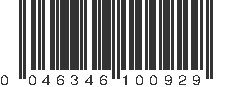 UPC 046346100929