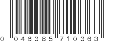 UPC 046385710363