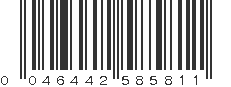 UPC 046442585811