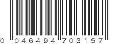 UPC 046494703157