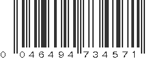 UPC 046494734571