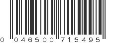 UPC 046500715495