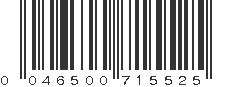 UPC 046500715525