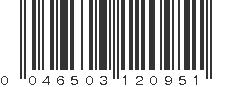 UPC 046503120951