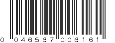 UPC 046567006161