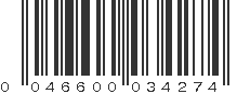 UPC 046600034274