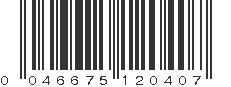 UPC 046675120407