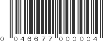 UPC 046677000004