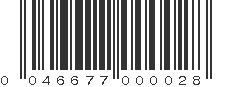 UPC 046677000028