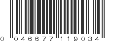 UPC 046677119034