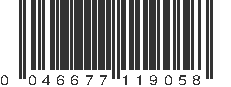 UPC 046677119058