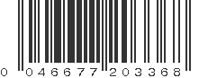 UPC 046677203368