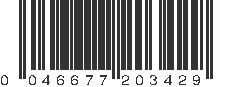 UPC 046677203429