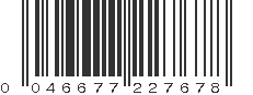 UPC 046677227678