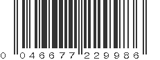 UPC 046677229986