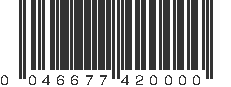 UPC 046677420000