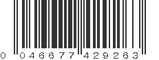 UPC 046677429263