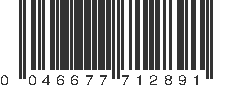 UPC 046677712891