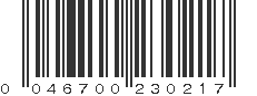 UPC 046700230217