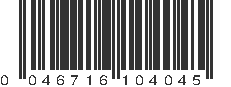 UPC 046716104045