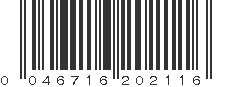 UPC 046716202116