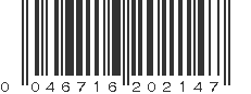 UPC 046716202147