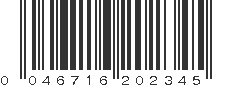 UPC 046716202345