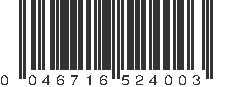 UPC 046716524003