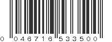 UPC 046716533500