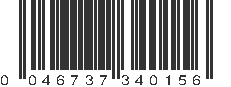 UPC 046737340156