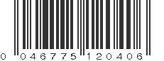 UPC 046775120406