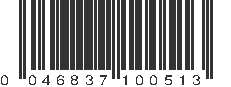 UPC 046837100513