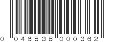 UPC 046838000362