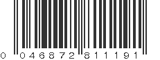 UPC 046872811191