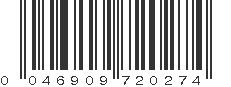 UPC 046909720274