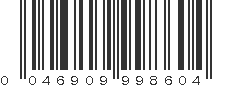 UPC 046909998604