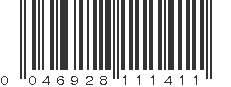 UPC 046928111411