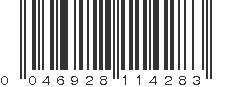 UPC 046928114283