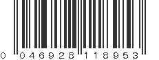 UPC 046928118953