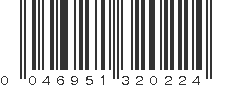 UPC 046951320224