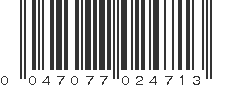 UPC 047077024713