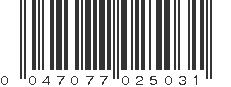 UPC 047077025031